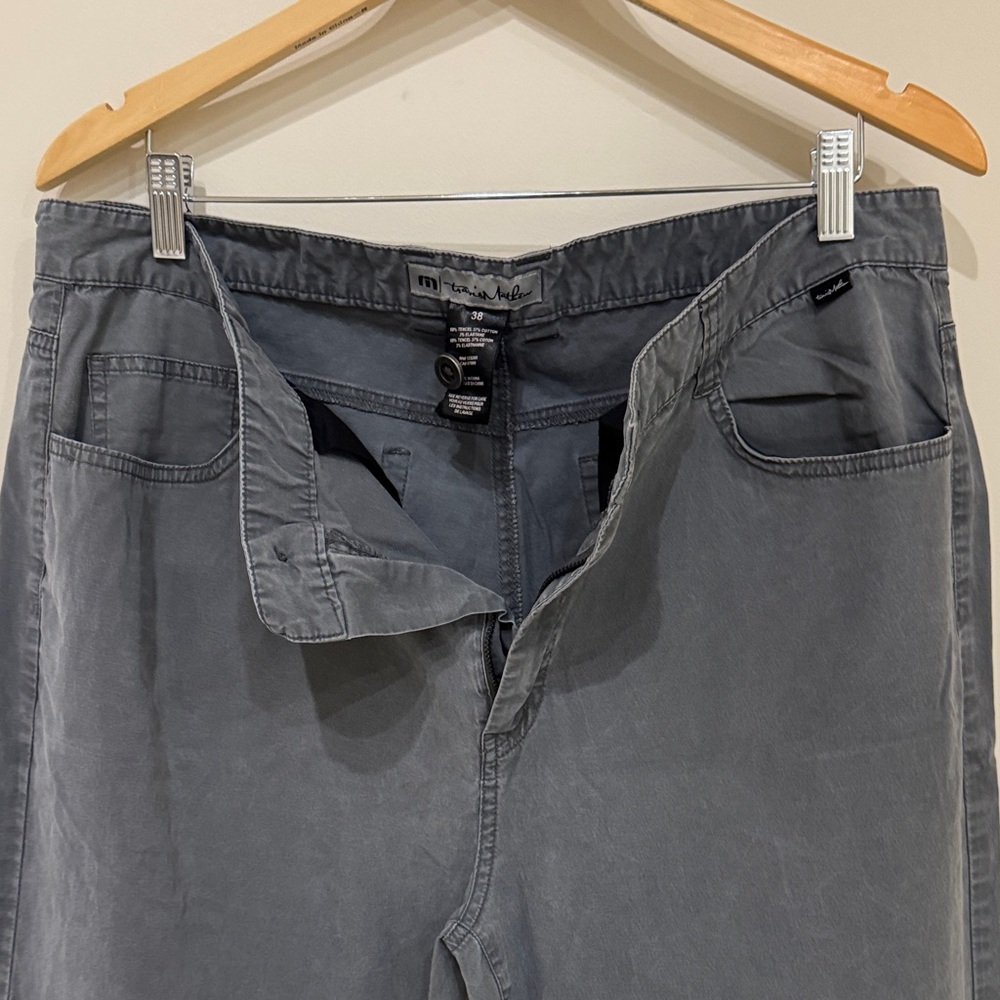 Travis Mather Men's Slate Gray Relaxed Jeans